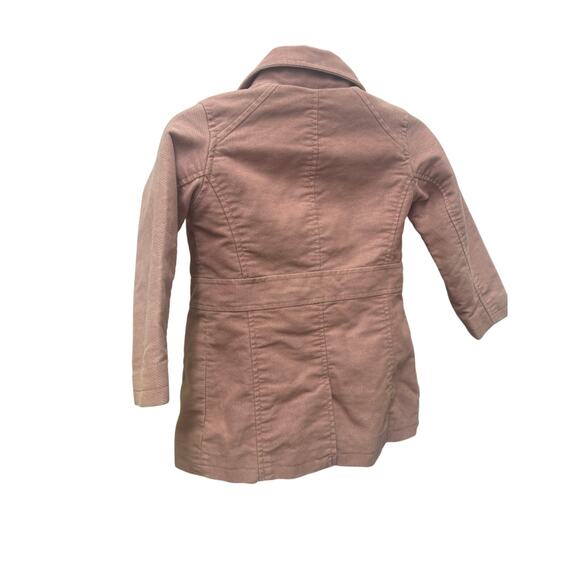 VTG Old Navy Girls SZ 5T Coat Pink Dress Church Long Easter Button Jacket - Picture 4 of 5